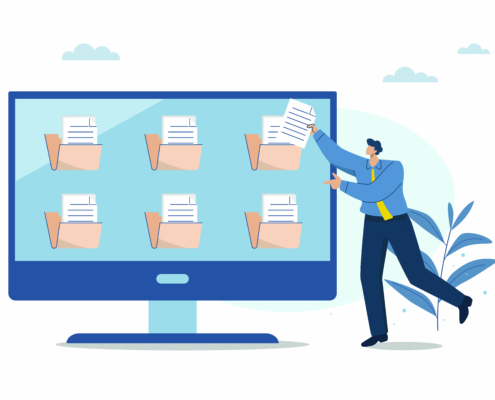 tiedostokansioita tietokoneen n&auml;yt&ouml;ll&auml;